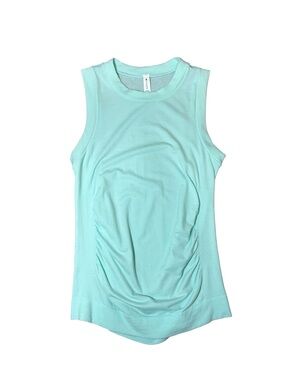 Athleta Mint Sleeveless Ruched Tank - Women